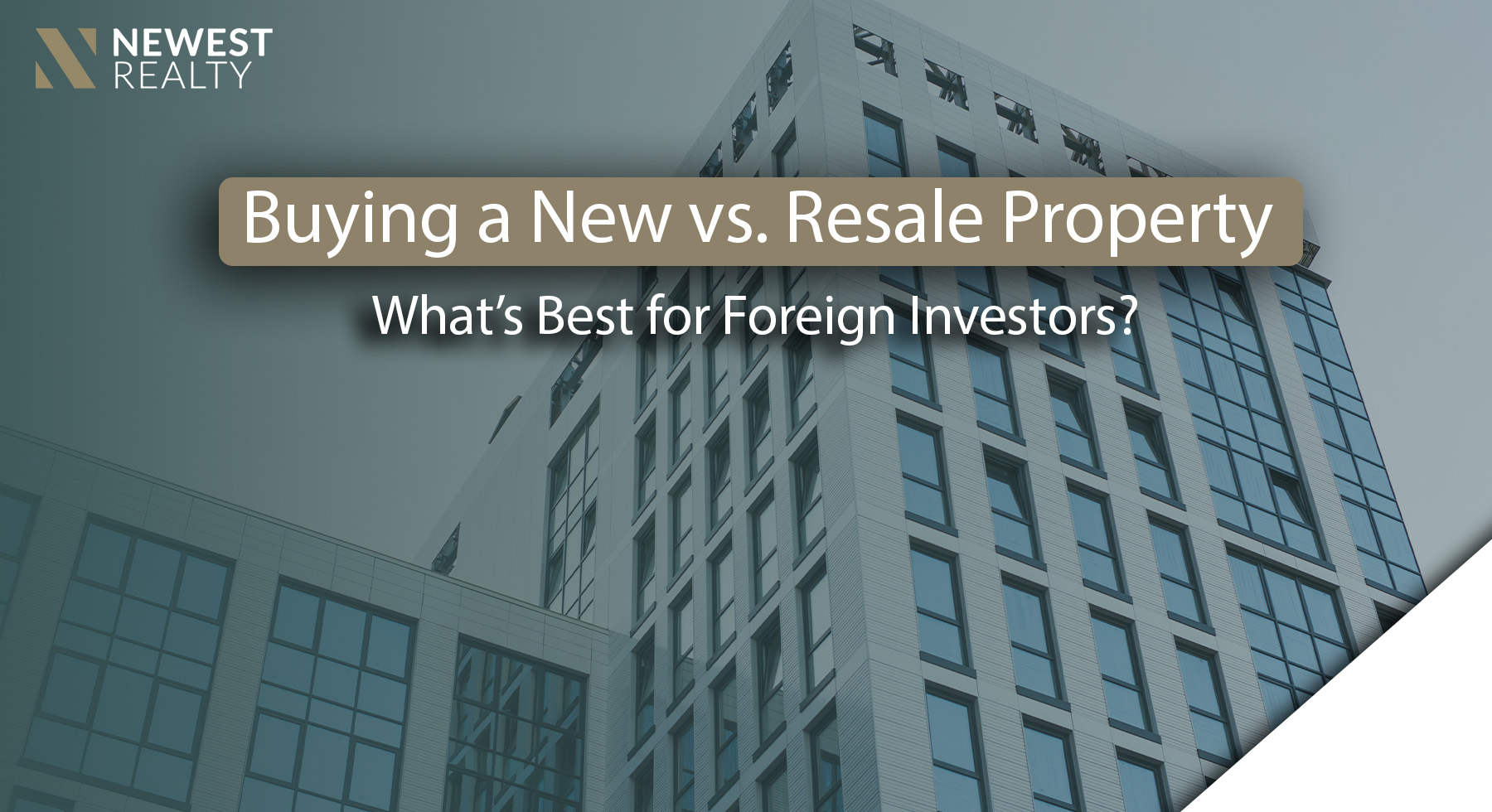 Buying a New vs. Resale Property}